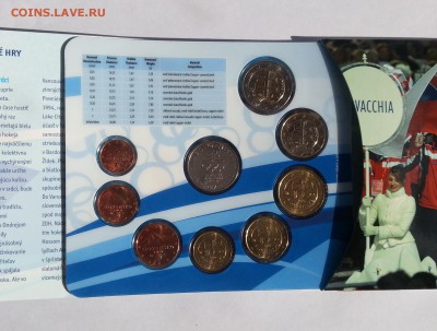 Набор евро Словакии Ванкувер 2010 BU до 21.05.18  22:00 - 2010 (3)