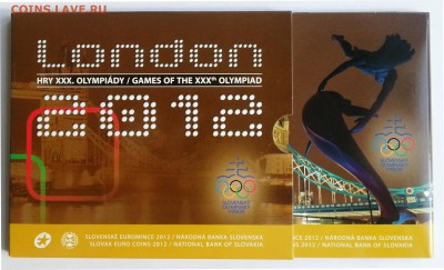 Официальный набор Словакии Лондон 2012 BU до 21.05.18 22:00 - 2012 (1)