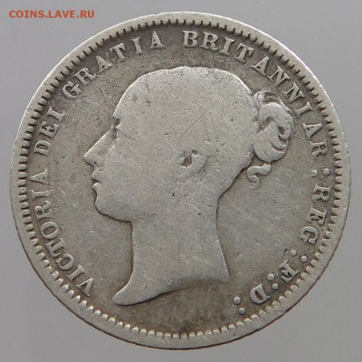 Британия 6 пенсов 1873 на оценку - 2
