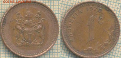 Родезия 1 цент 1970 г. , до 21.05.0018 г. 22.00 по Москве - Родезия 1 цент 1970  966