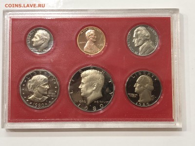 США 1980г. годовой набор PROOF (пруф) -S- Фикс до 19.05 - IMG_8241.JPG