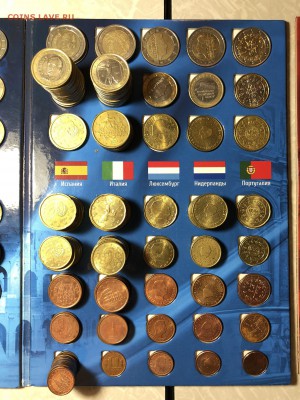 ЕВРО 20 Стран 233евро от 1ц до 2евро Меньше Номинала - IMG_8264.JPG