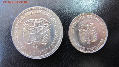 Колумбия 20 и 50 сентаво 1965 Хорхе Эльесер Гайтан - IMG_9622.JPG