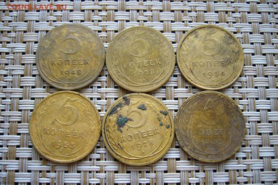 Ассорти 5 копеек СССР 1928-1954 - 19-05-18 - 23-10 мск - P1820904.JPG