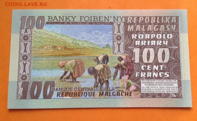 Мадагаскар 100 франков 1974 г, пресс, до 22.05.18г - FullSizeRender (19)