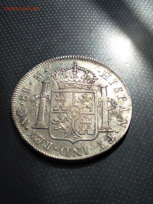 8 реалов мексика Фердинанд VII 1813 u - 4