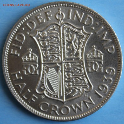 С РУБ.БРИТАНИЯ HALF КРОНЫ 1939г. В БЛЕСКЕ. ГЕОРГ-V до 24.05 - IMG_2536.JPG