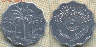 Ирак 5 филсов 1975 г., до 24.05.0018 г. 22.00 по Москве - Ирак 5 филсов 1975  1004