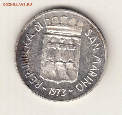 Сан-Марино, 500 лир 1973 до 22.05.18, 22:30 - #И-1014