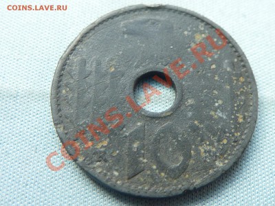 3-й РЕЙХ 1 пфен. 1940г. с дырочкой! - MEMO0021.JPG