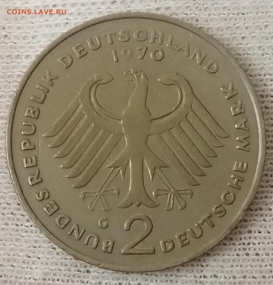 Лот монет Германии 2 марки, 5 штук. 23.05.18 - _20180518_181706.JPG