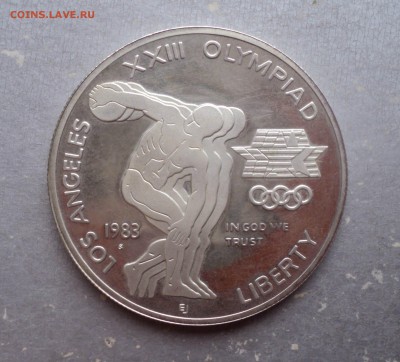 1 доллар 1983 г. Дискобол. США . Серебро. - Рисунок5