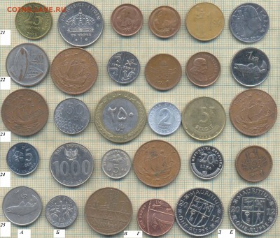 Иностр. монеты, фикс 5., 1 монета - 10 руб - 10 5