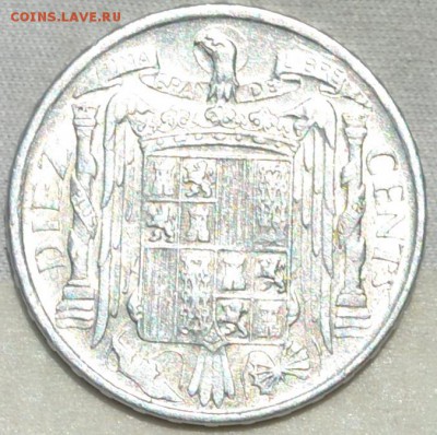 Испания 10 сантимов 1953. 22. 05. 2018. в 22 - 00. - DSC_0018