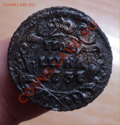Полушка 1737г.Инкузный брак. до 25.4.11 22.00 МСК - DSC04185.JPG