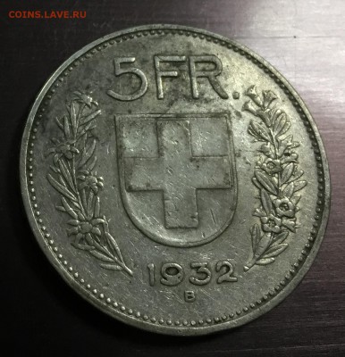 5 франков 1932 Швейцария с 200 руб до 27.05 - IMG_9626-21-05-18-03-21.JPG