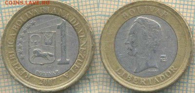 Венесуэла 1 боливар 2007 г., до 28.05.0018 г. 22.00 по Москв - Венесуэла 1 боливар 2007  1013