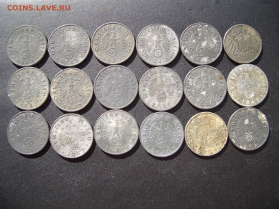 Пфенниги Германии, 3-й Рэйх (Цинк) - 35 шт. 28.05.2017-22.00 - Pfennigs-2 (3).JPG