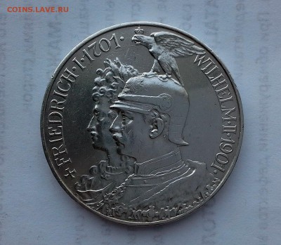 5 марок 1901 Пруссия. 200 лет династии. Серебро. Оригинал. - 20180522_174410