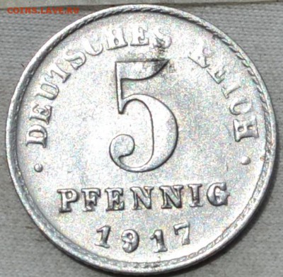 Германия империя 5 пфенниг 1917. 24. 05.2018. в 22 - 00. - DSC_0091