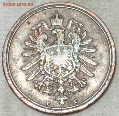 Германия империя 1 пфенниг 1875. 24. 05. 2018. в 22 - 00. - DSC_0100