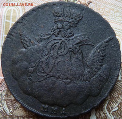 1 коп 1755 орел в облаках из крестовика - Изображение 12783