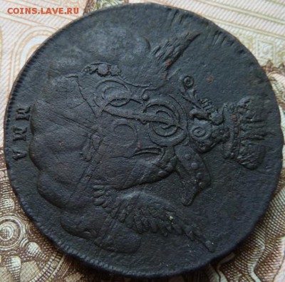 1 коп 1755 орел в облаках из крестовика - Изображение 12784