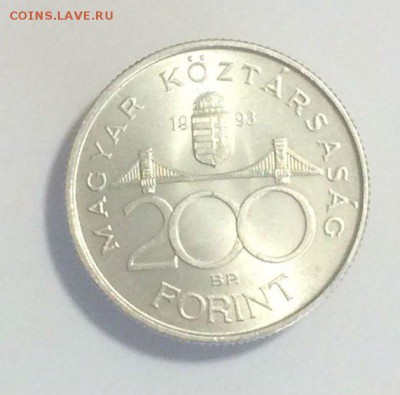 200 форинтов 1993 год - до 28.05.2018 22.10 - IgYESzP9AL0