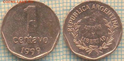 Аргентина 1 сентаво 1999 г., до 29.05.0018 г. 22.00 по Москв - Аргентина 1 сентаво 1999  1021