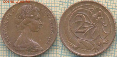Австралия 2 цента 1981 г., до 30.05.0018 г. 22.00 по Москве - Австралия 2 цента 1981  1046