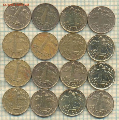 Барбадос 5 центов погодовка , фикс цена - барбадос 10