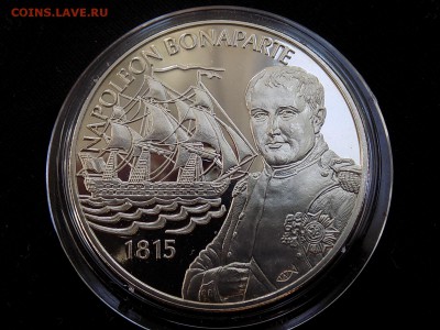 о-в Св. Елены 50 пенсов 2002 г. Парусник Наполеон - 1 (1).JPG