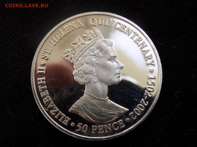 о-в Св. Елены 50 пенсов 2002 г. Парусник Жоао да Нова - 3 (1).JPG