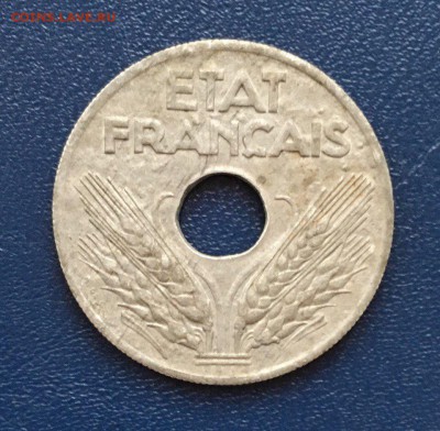 20 сантимов 1943,Франции,до 27.05. - 7aCOVaEEywE