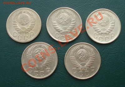 15 копеек 1940-57 (не все) до 27.04.11г. в 22.00 МСК - 15-2