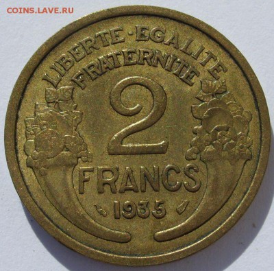 2 франка Франция 1935. - 2 франка Франция 1935 - 1