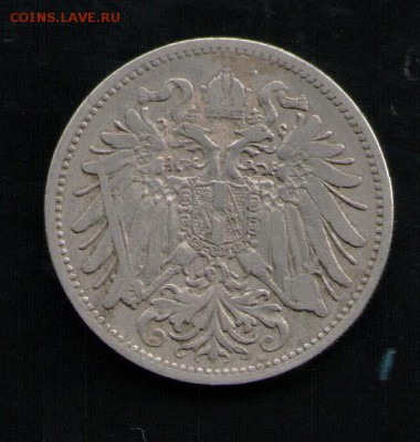 АВСТРИЯ 20 ГЕЛЛЕРОВ 1894 - 4 001