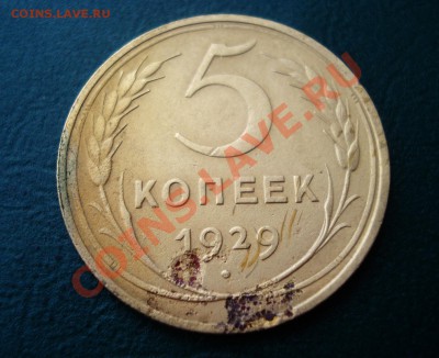 5 копеек 1929  до 28.04.11 в 22.00 по МСК - 5-29
