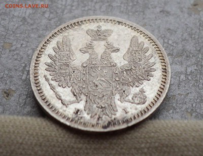 5 копеек 1855 г. СПБ-НI. Штемпельный блеск. - 1 (6)