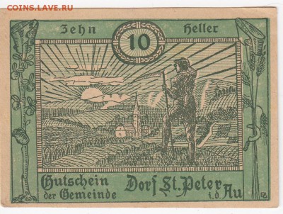 Нотгельд-Санкт-Петер-ин-дер-Ау 10 геллеров 1920 г. до 31.05 - IMG_20180525_0003