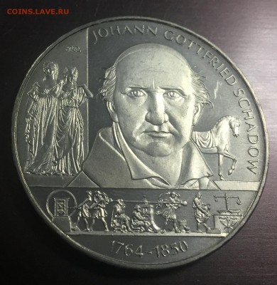 10 Евро Германия Шадов Иоганн Готфрид с 200 руб до 31.05 - IMG_9782-25-05-18-11-30.JPG