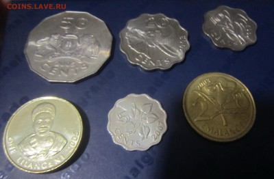Свазиленд 6 разных монет UNC - Свазиленд_3