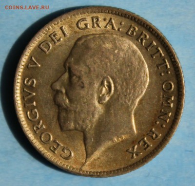 С РУБ. БРИТАНИЯ 6 пенсов 1920г. ГЕОРГ-V до 1.06 в 22-00 - IMG_2662.JPG