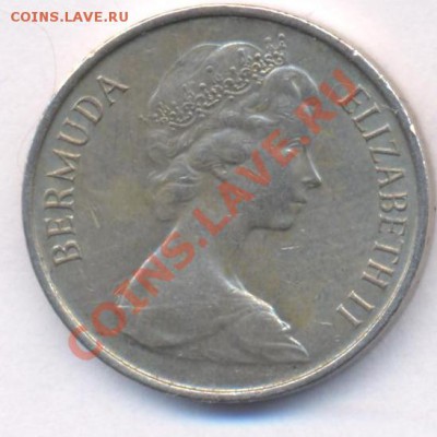 Бермудские о-ва 5 центов 1975 г. До 26.04.11 г. 20-00 МСК. - Бермуды.1