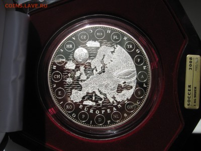 100 долларов 2008г. Либерия Чемпионат Европы по футболу 1КГ. - IMG_2563.JPG