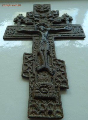 Крест распятие бронза, большой, XIX век - DSCN4861.JPG