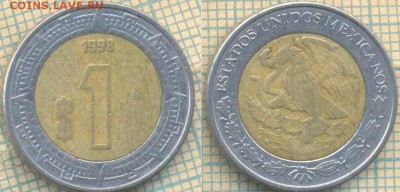 Мексика 1 песо 1998 г., до  01.06.2018 г. 22.00 по Москве - Мексика 1 песо 1998  1096