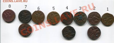 денга 1749г Московский тип орлы - Av