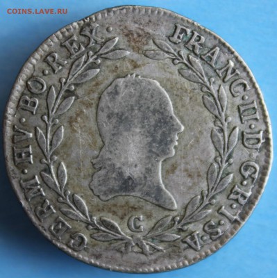 С РУБ. АВСТРИЙСКАЯ ИМПЕРИЯ 20 крейцеров 1803г. до 3.06 - IMG_2649.JPG