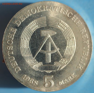 С РУБ.ГДР 5 марк 1968г. РОБЕРТ КОХ. UNC до 3.06 в 22-00 - IMG_2165.JPG